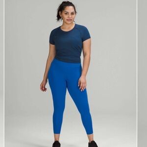 Lululemon Base Pace High-Rise Tight 25” Blazer Blue Tone